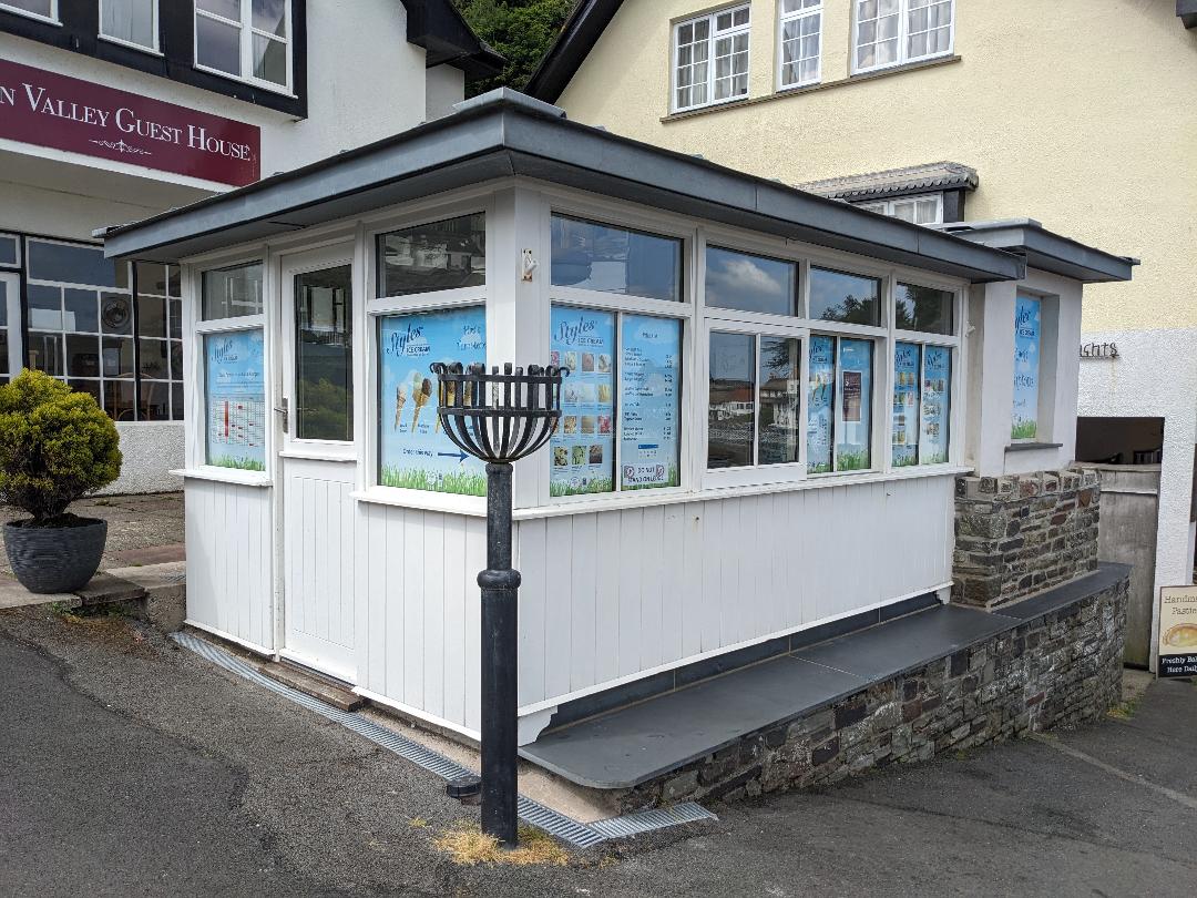 Bespoke Joinery For an Ice Cream Kiosk in Devon